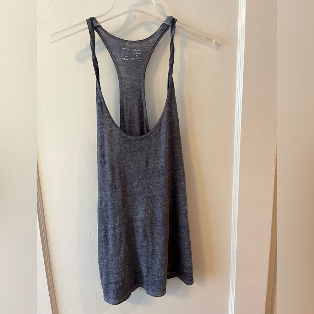 Anthropologie Saturday Sunday Steel Color Tank Top size S